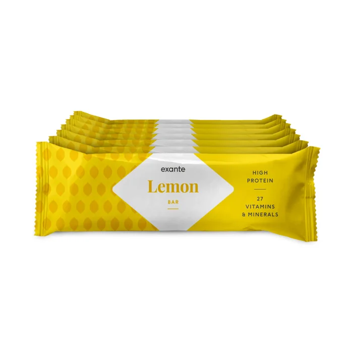 Exante Meal Replacement Box of 7 Lemon Bars