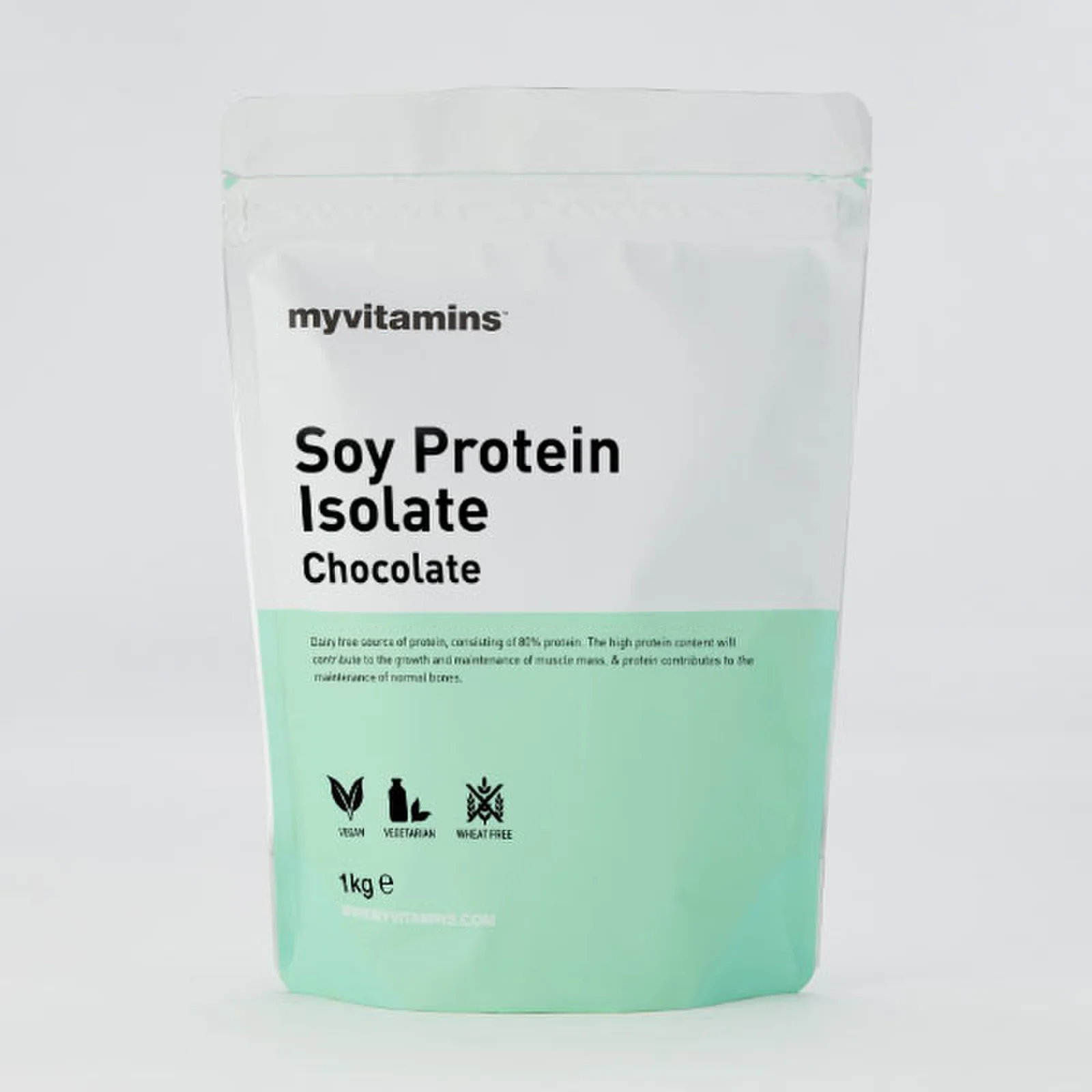 Soy Protein Isolate - 1kg - Pouch - Chocolate Image 1