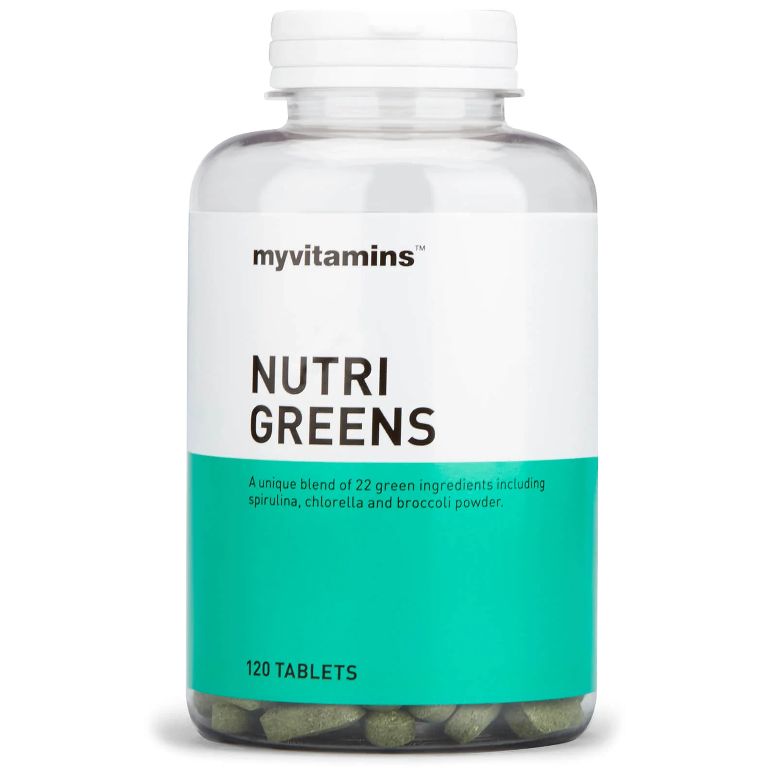 Myvitamins Nutri-Greens - 1 Month (120 Tablets) Image 1