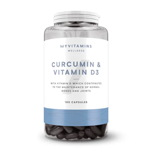 Curcumin & Vitamin D Capsules - 60Capsules