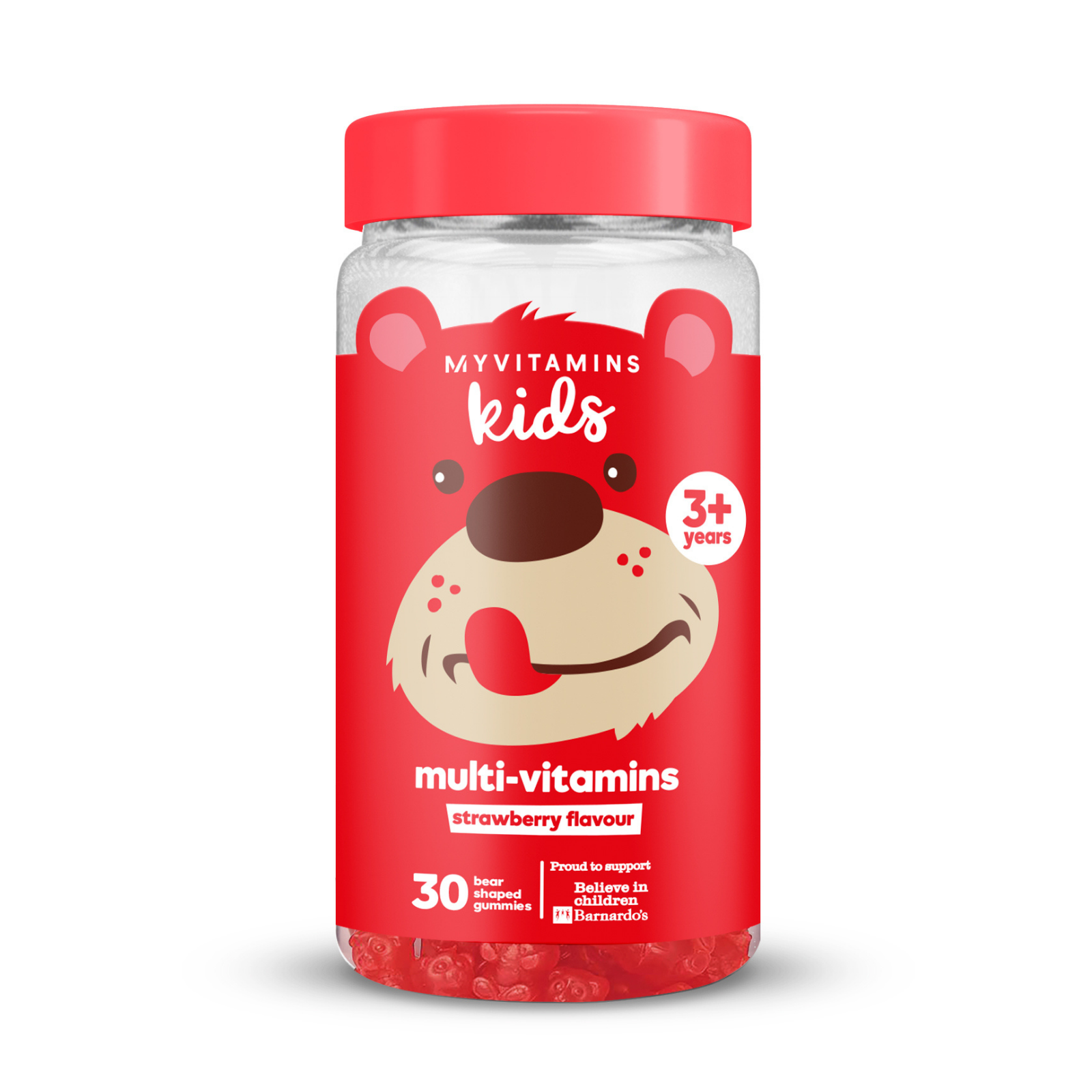 Kids Multivitamin Gummies - 30gummies - Strawberry Image 1