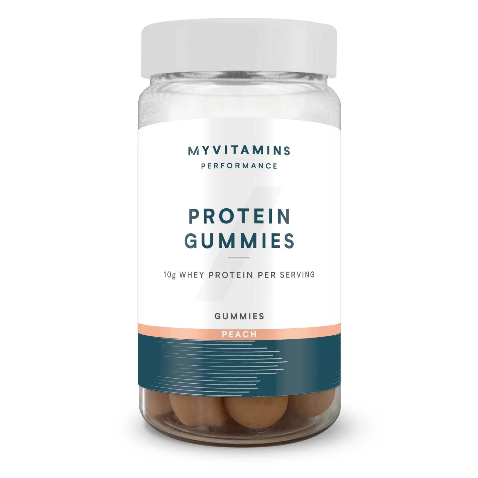 Protein Gummies - 56gummies - Peach Image 1