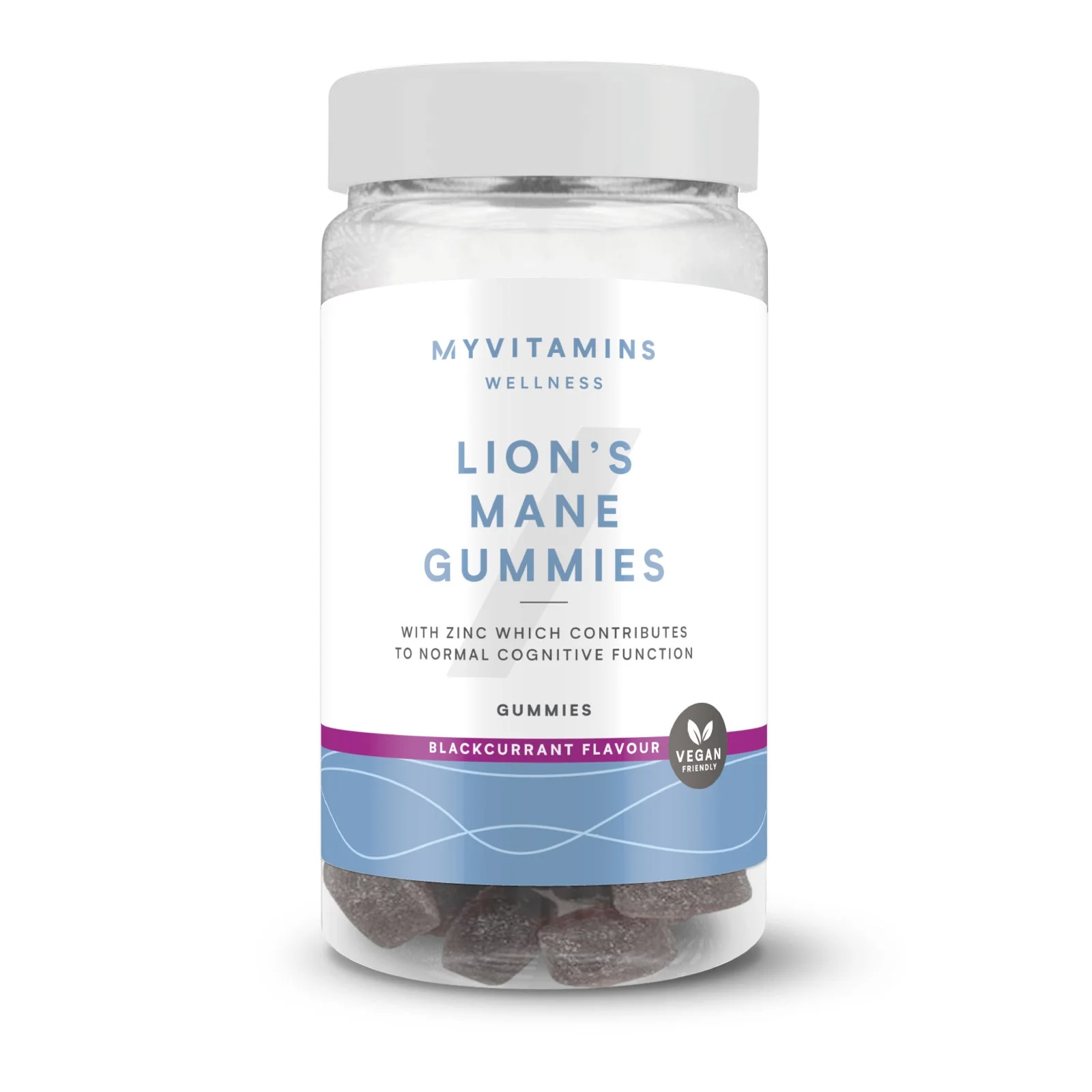 Lion's Mane Gummies - 60gummies - Blackcurrant Image 1
