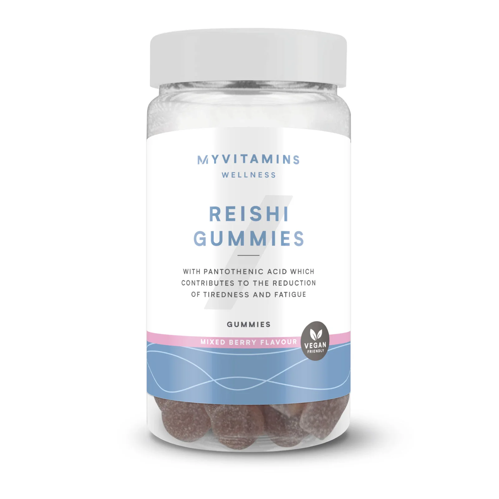 Mushroom Gummies (Lion's Mane, Reishi, Cordyceps) - 60gummies - Reishi (Relax) - Mixed Berry Image 1
