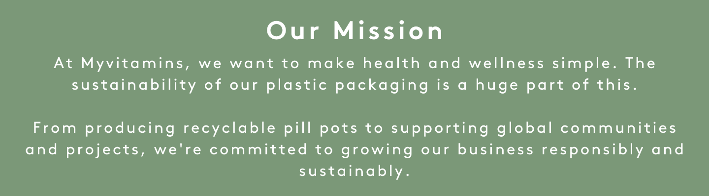 Let's Talk Plastic - Our Mission I Myvitamins